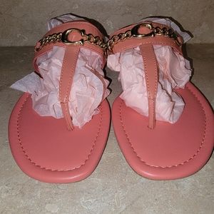 Coach Women's Pink Sandles
